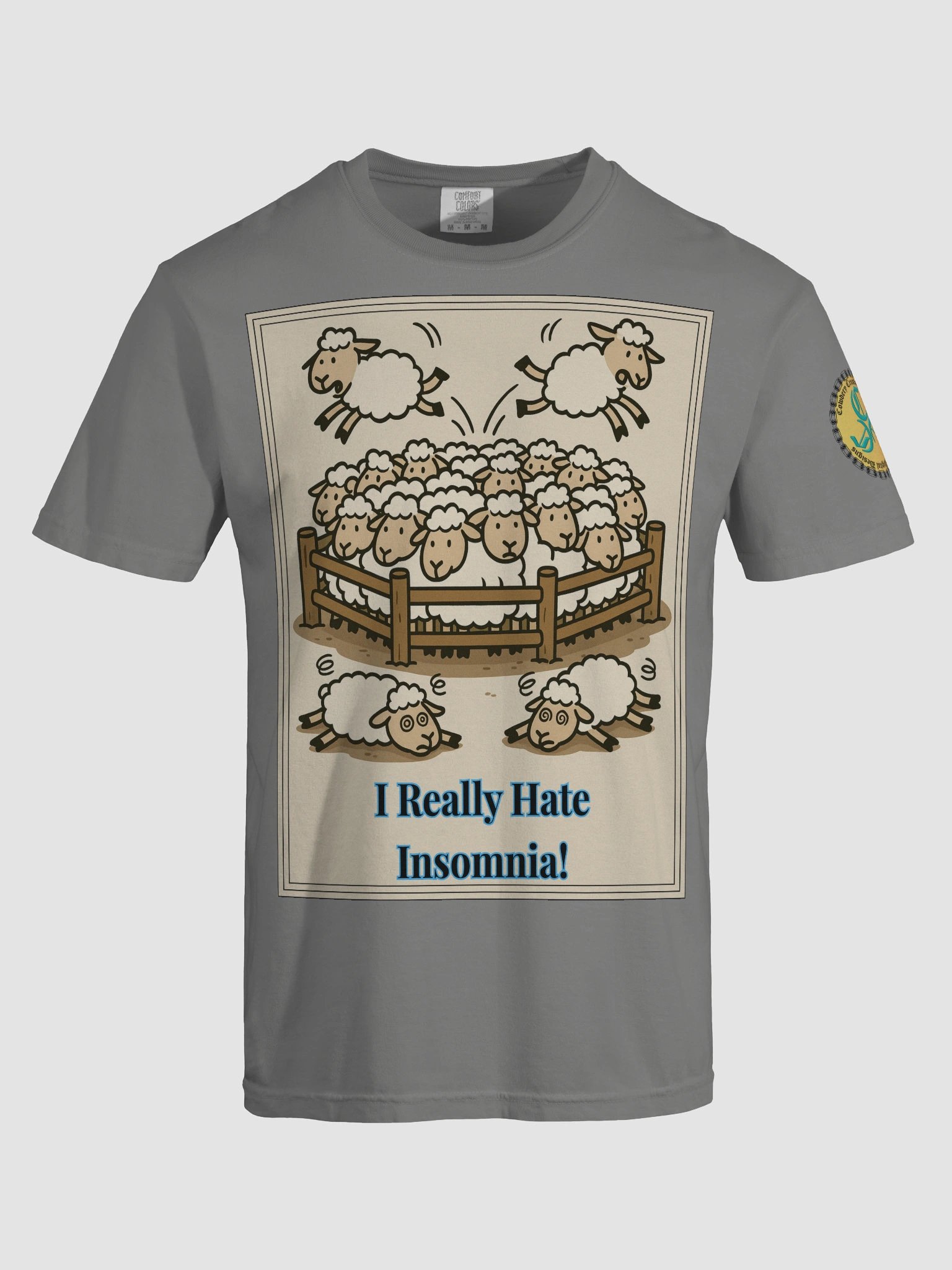 I Really Hate Insomnia (Both) Comfort Colors Garment-Dyed Heavyweight T-Shirt Colors (3) product image (73)