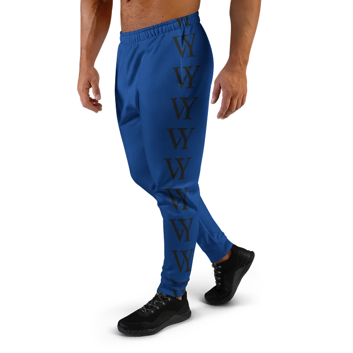 VY Dark Cerulean Pattern Joggers product image (1)