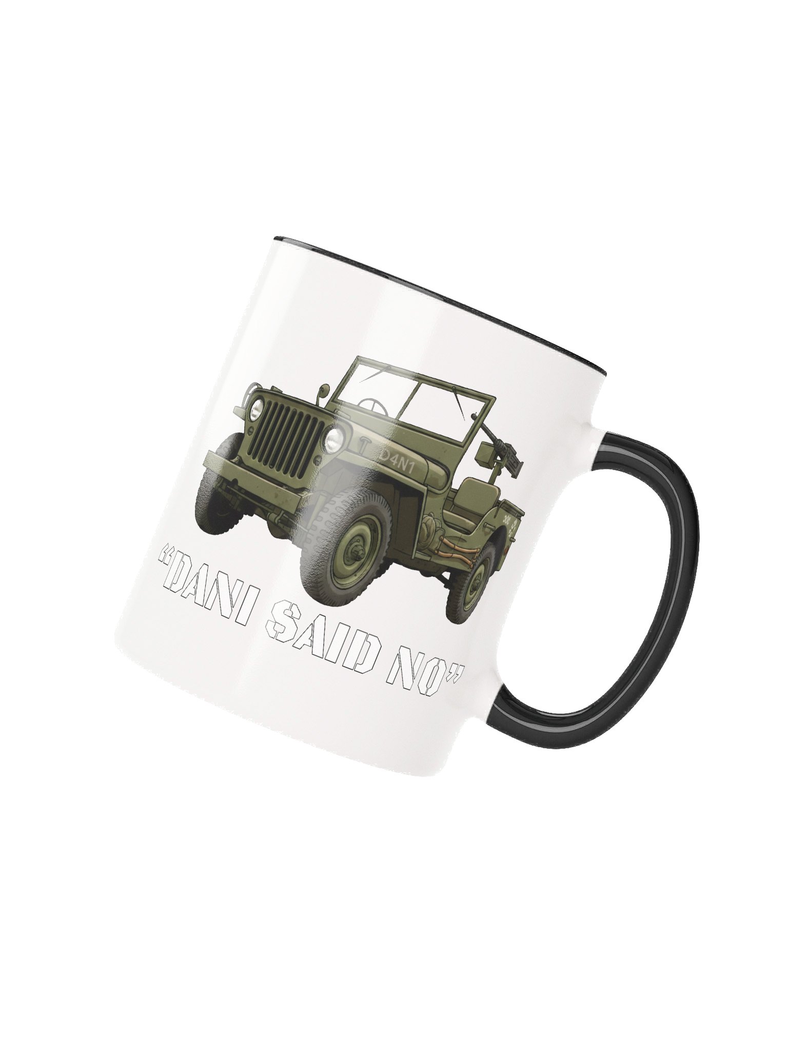 DANI SAID NO WW2 Jeep Ceramic Mug product image (13)
