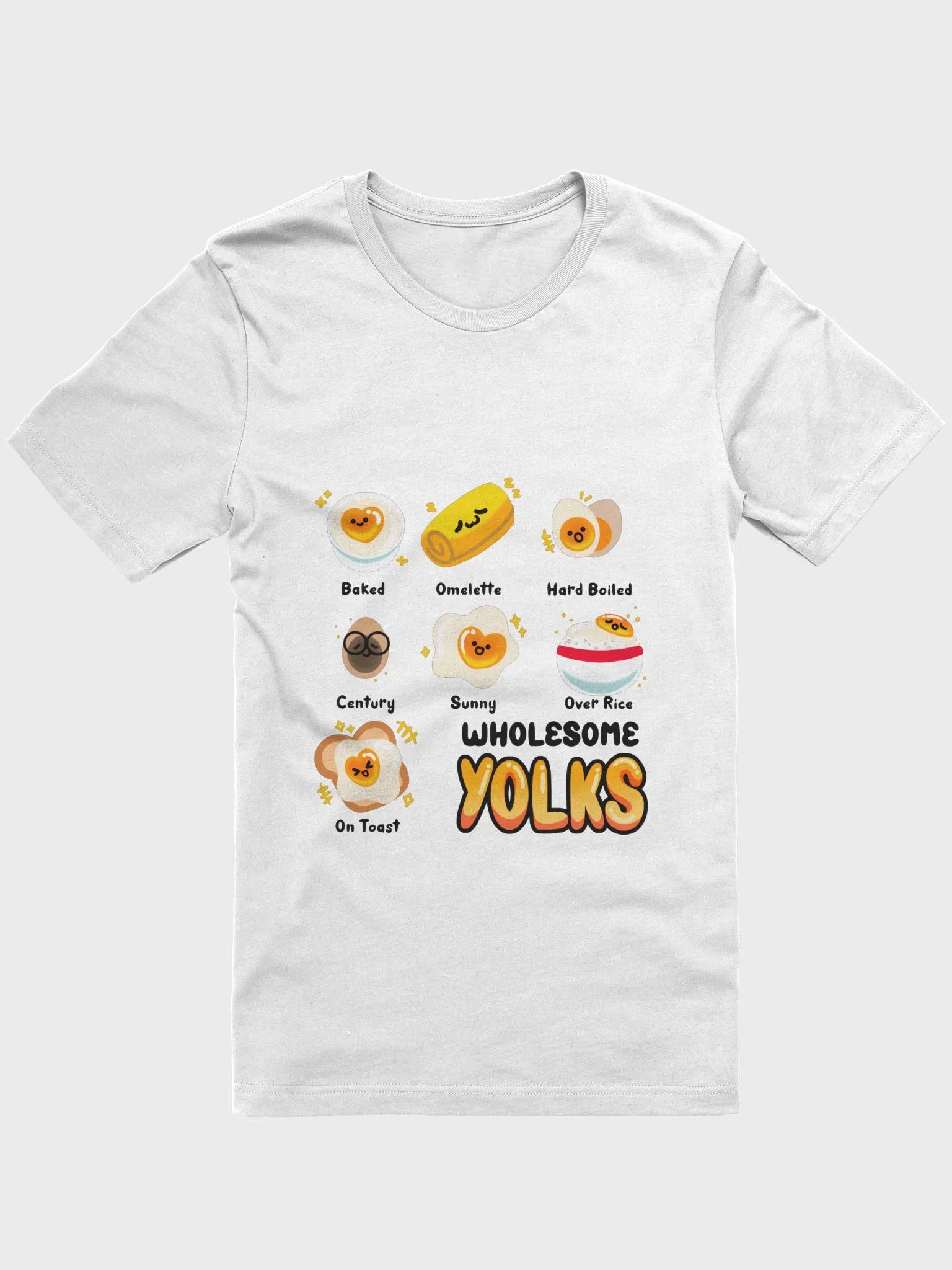 Wholesome Yolks t-shirt [Fried Egg Edition] product image (2)