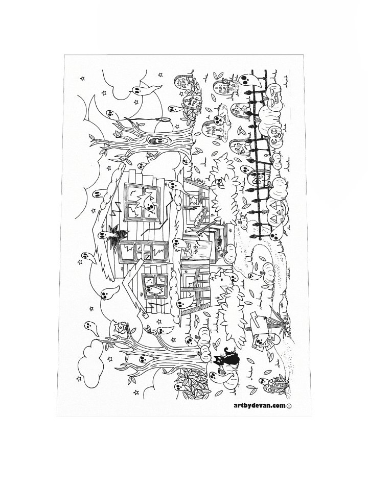 Color Your Own Art: 33 Ghosts product image (1)