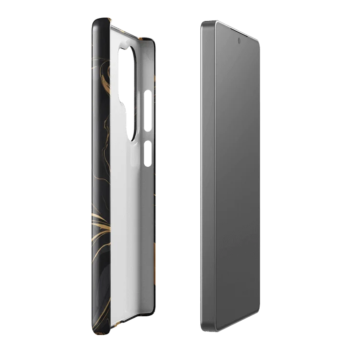 Snap Case for Samsung – Liquid Gold on Onyx product image (47)