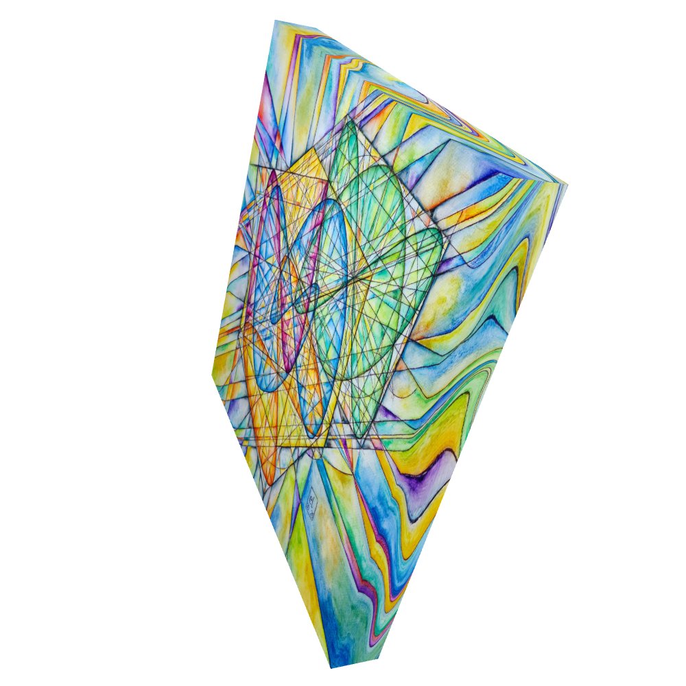 Lissajous Trilogy - Geometrical Art Canvas Print product image (2)
