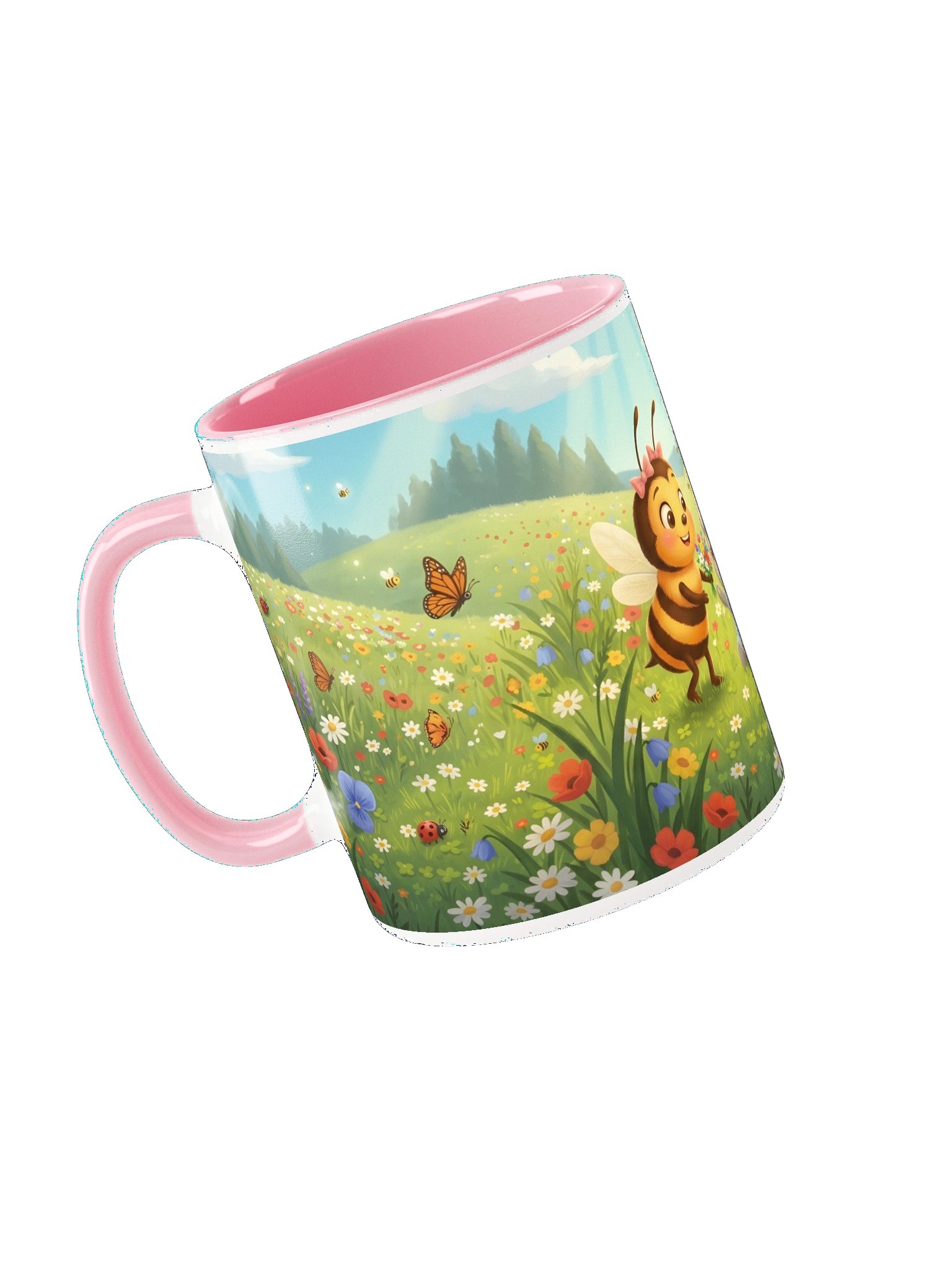 Šalica - Pčelica Dina i Lutkica Lina - Vesela livada🐝🌷 product image (33)