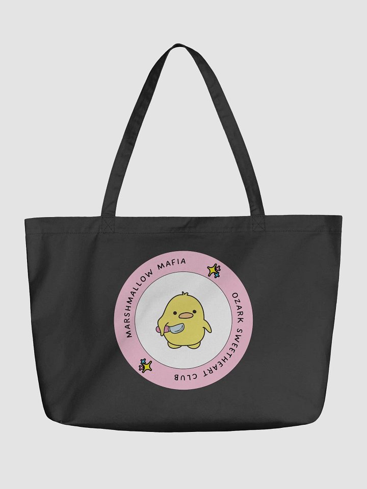 Marshmallow Mafia Chick Organic Tote Bag product image (1)