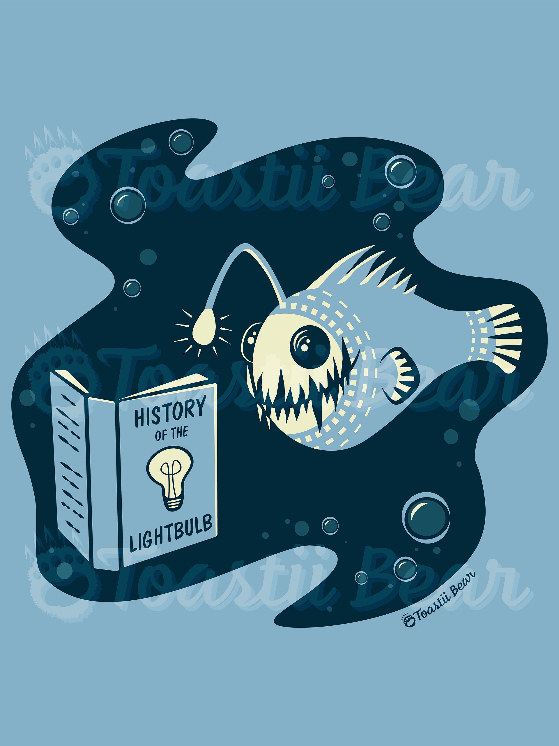 Deep Sea Readin' - Ocean Blue product image (2)