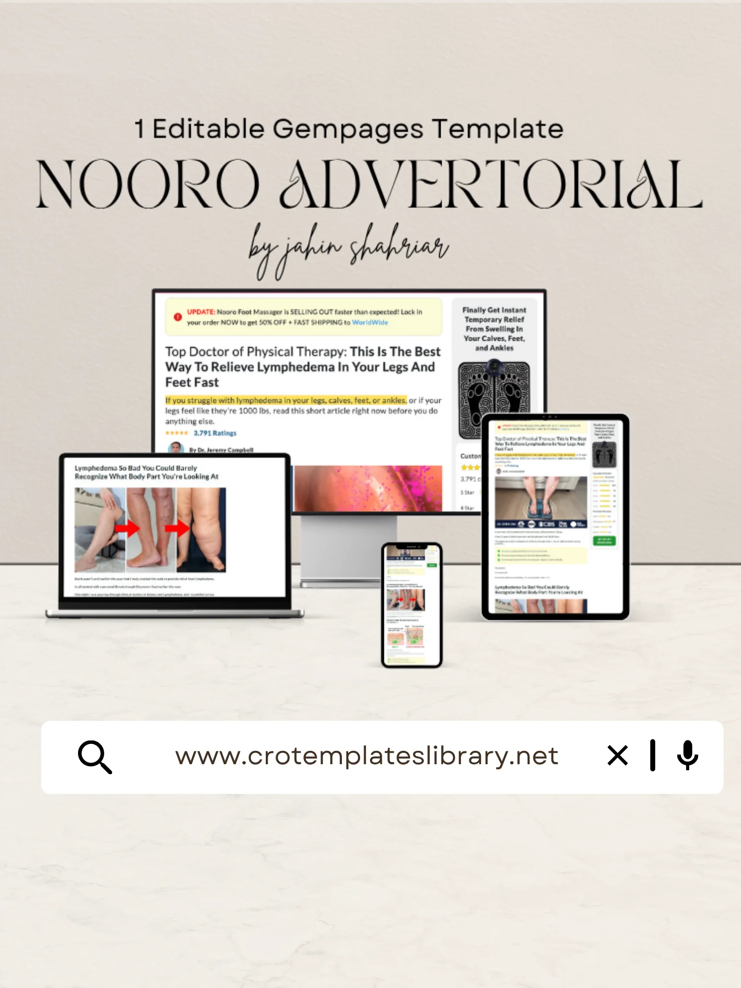 Nooro Gempages Advertorial Template product image (1)