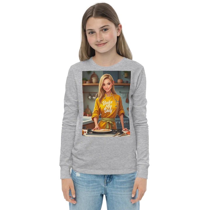Bake My Day Youth Long Sleeve Tee product image (4)