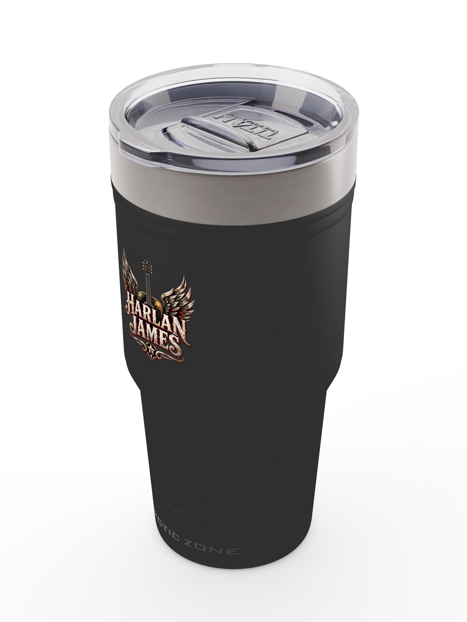Harlan James – Winged-Guitar Travel Tumbler product image (5)