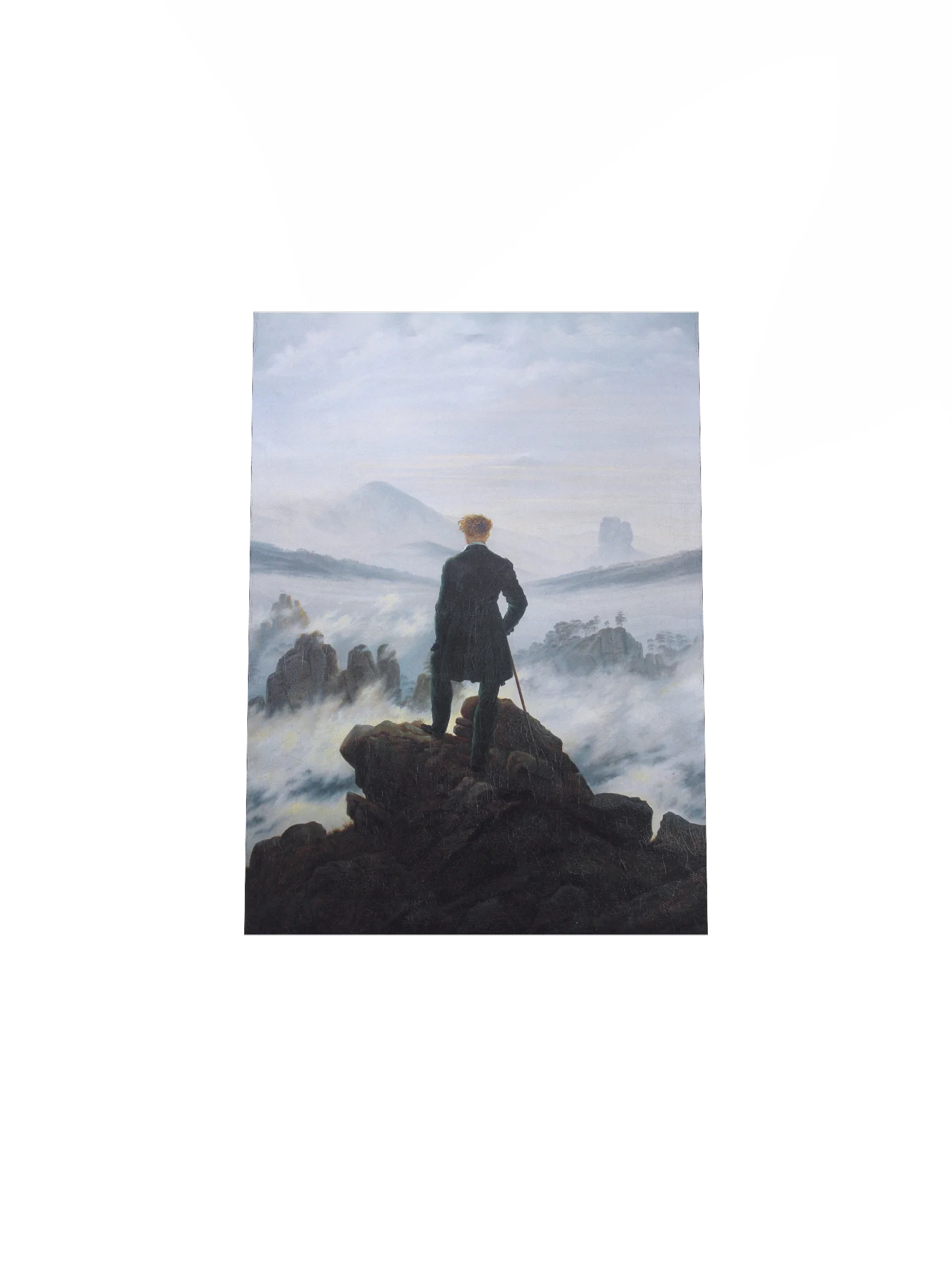 Wanderer above the Sea of Fog-Matte Print product image (4)