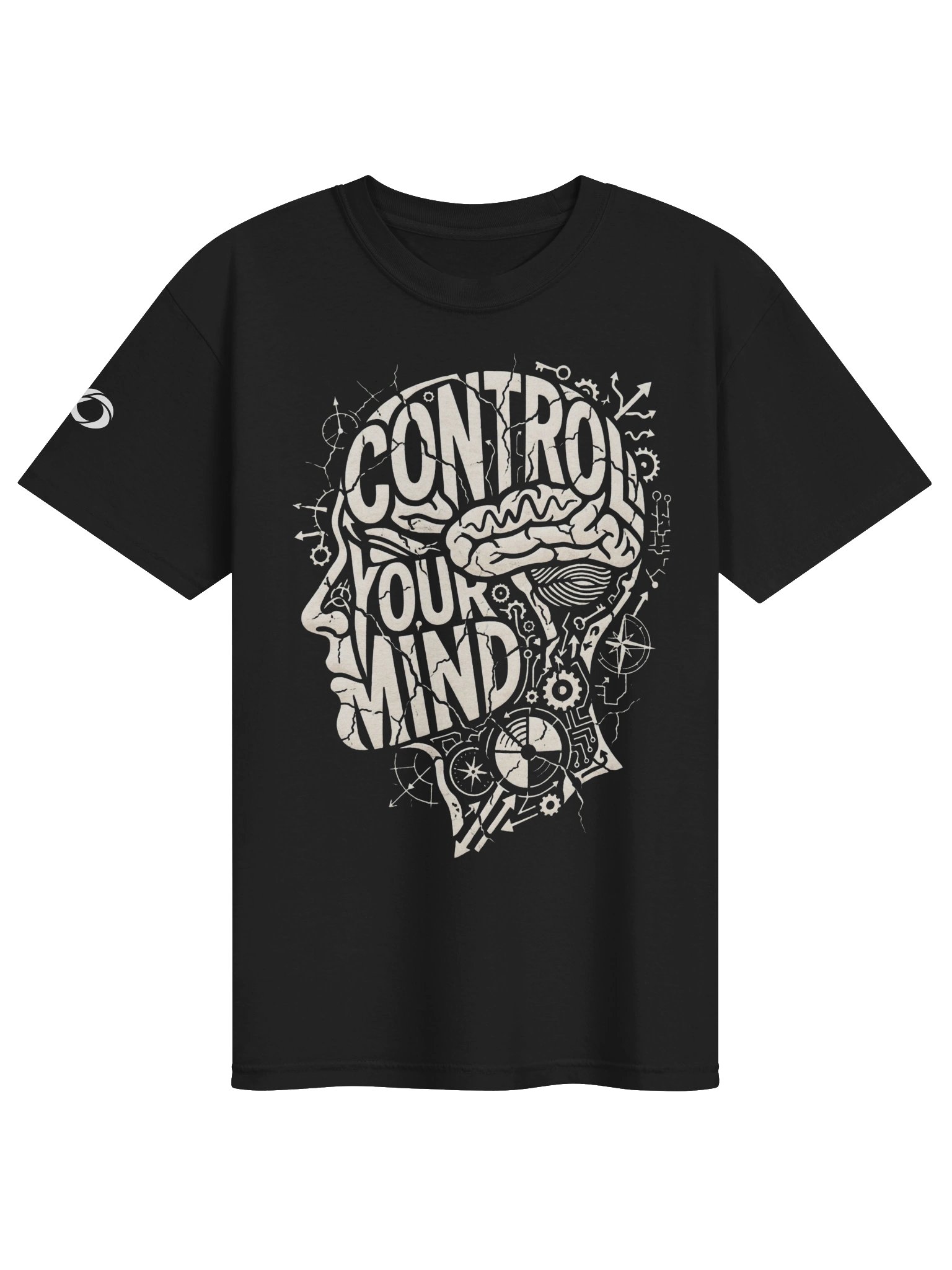 Control Your Mind — Mindscape Typography Graphic Tee product image (1)
