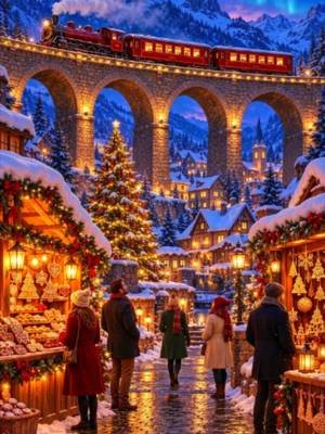 POV: The Christmas Express Passes Above Your Village