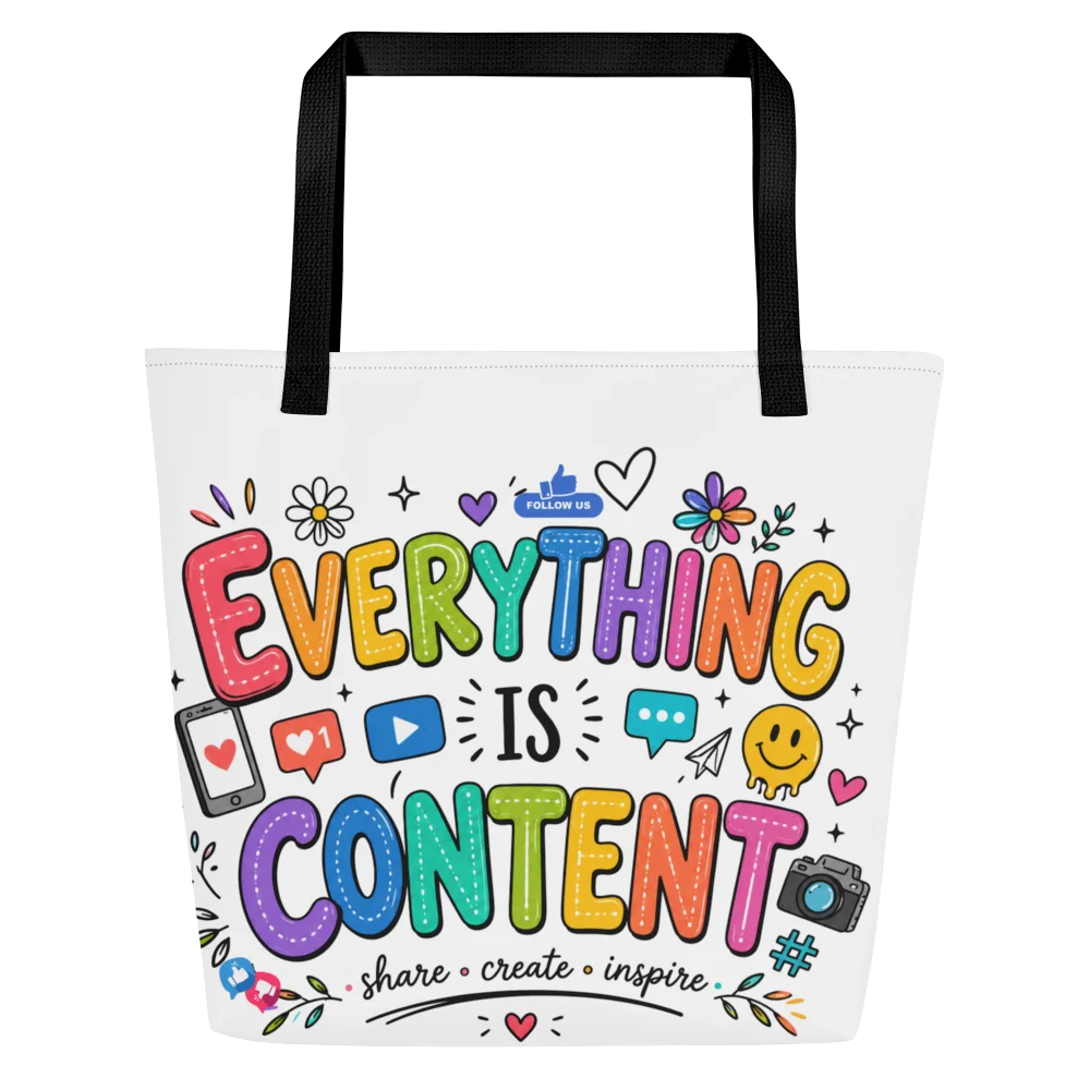Everything Content Rainbow Tote product image (1)