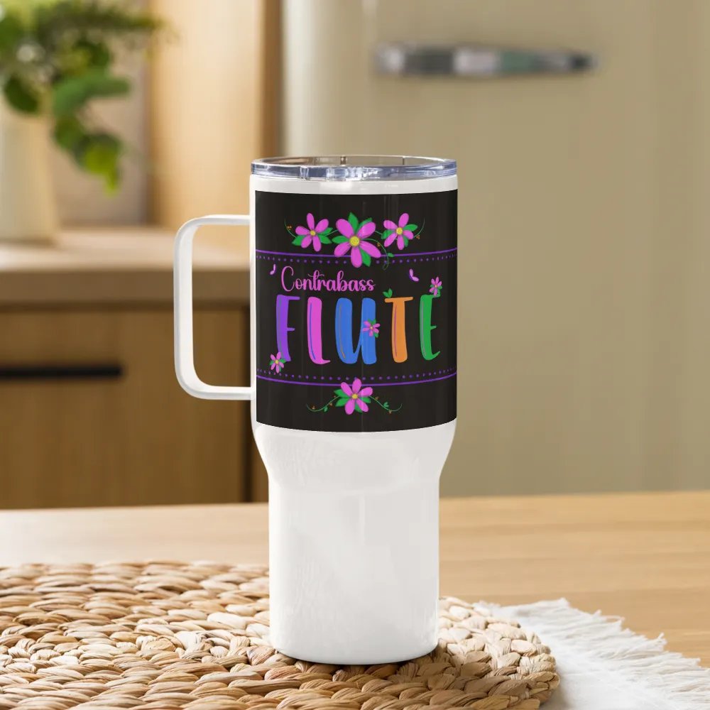 Floral Flute Travel Mug - Contrabass product image (10)