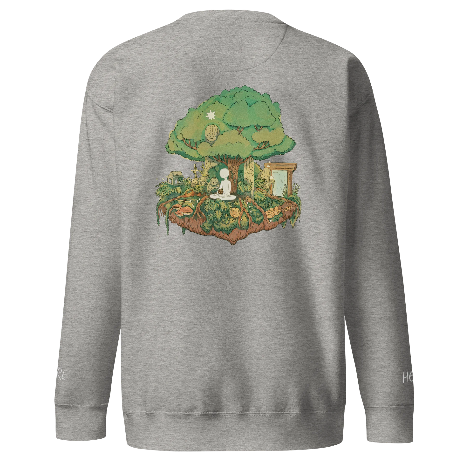 here (not rly) there - crewneck product image (1)
