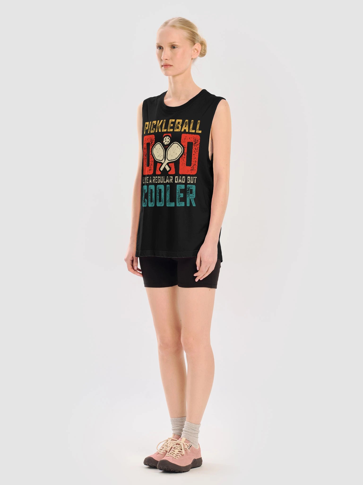 Pickleball Dad Like a Regular Dad But Cooler Tank Top product image (3)