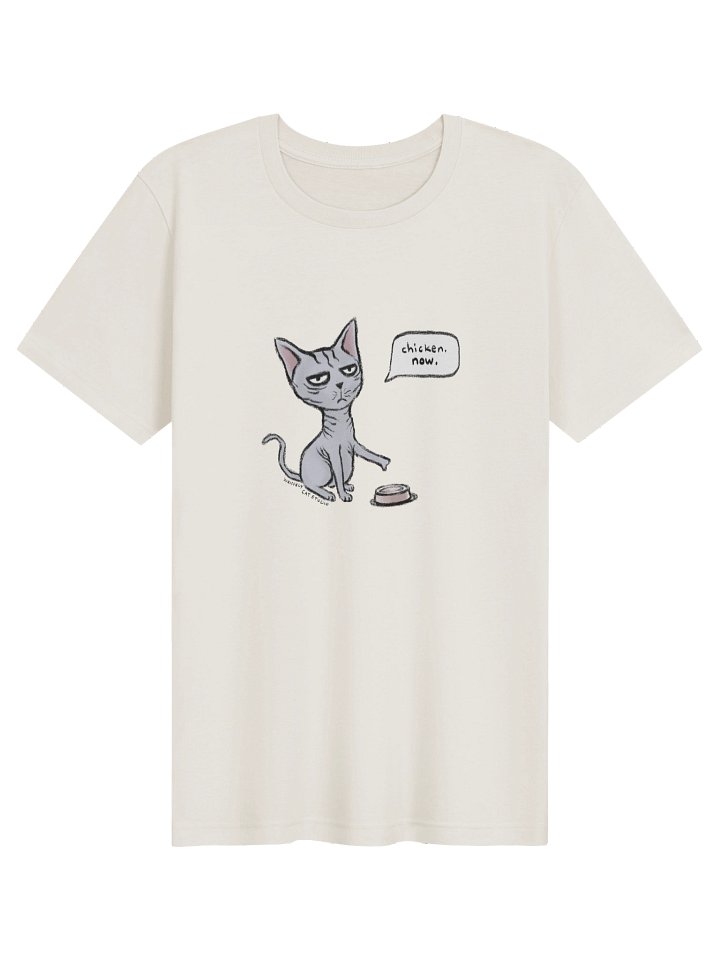 Chicken Now Lightweight Unisex T-shirt product image (1)