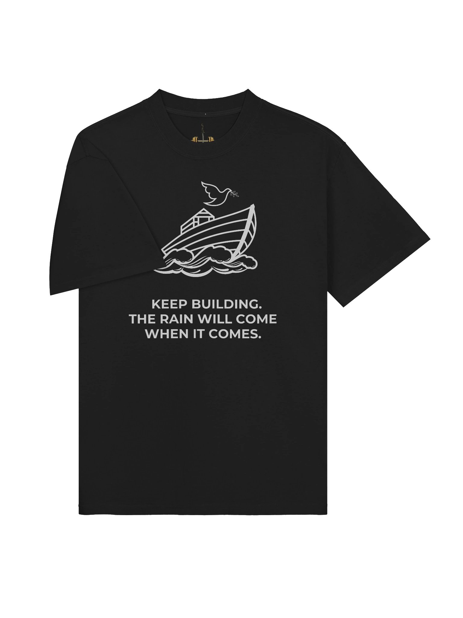 The Rain will come when it comes Unisex Tee [Dark] product image (3)