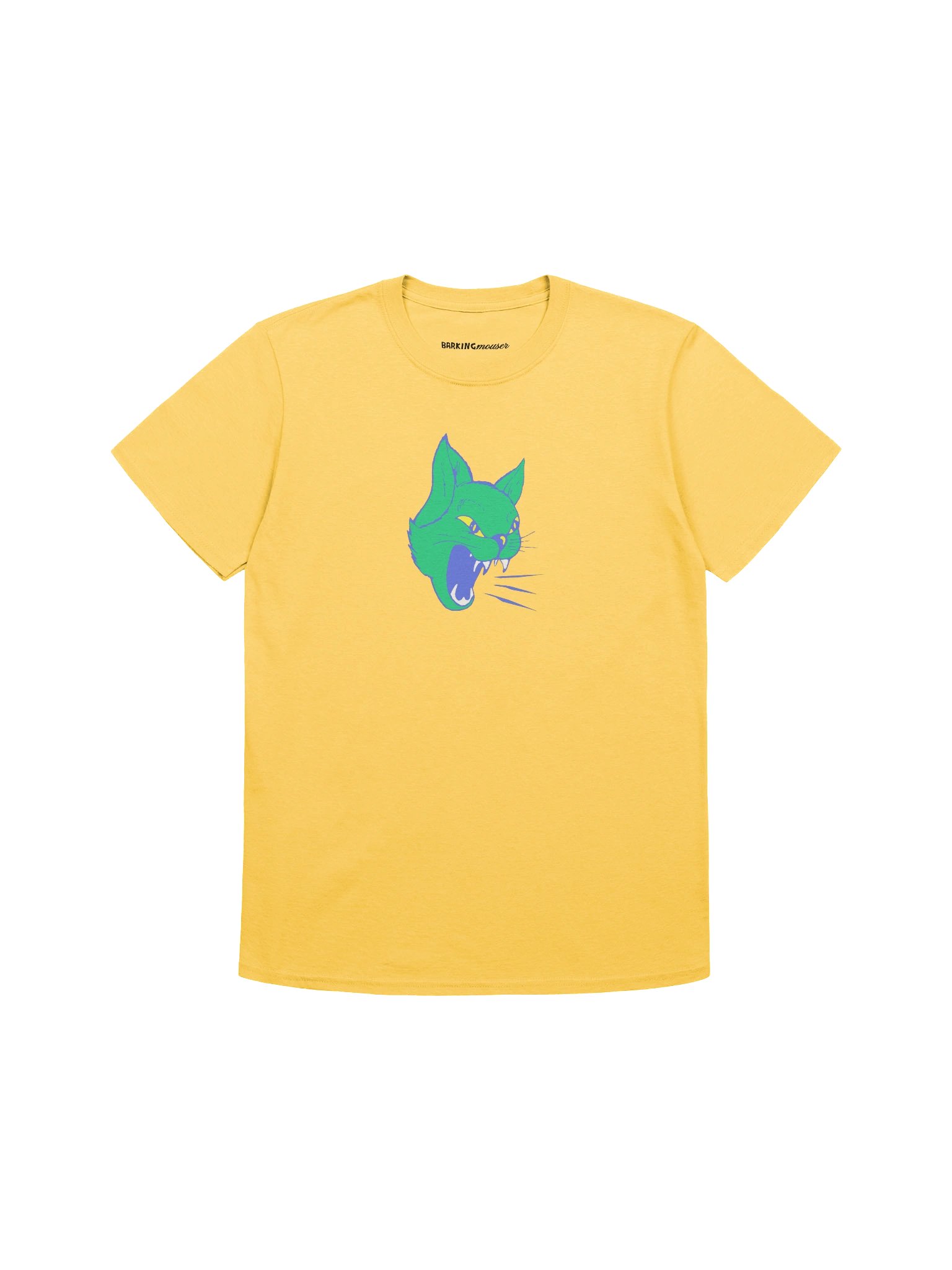 AMAZONAS // Cat Logo T-shirt Yellow product image (1)
