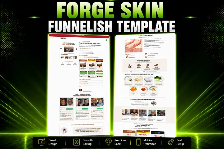Forge Skin Tallow Balm Funnelish Templates product image (1)