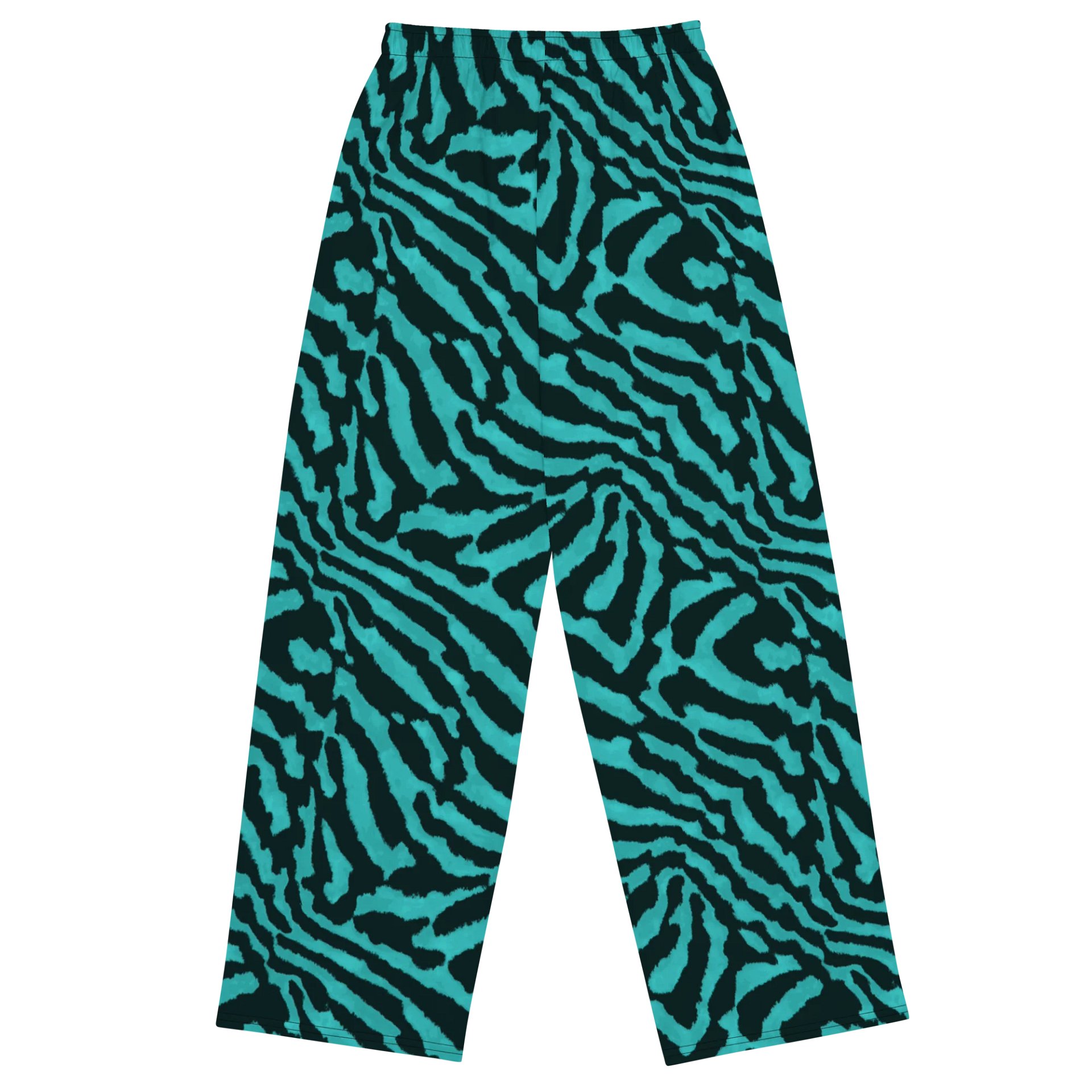 Teal Zebra Pants product image (2)