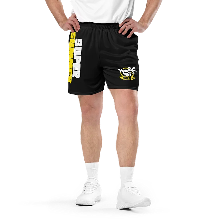 S.E.S Super Summer 26 - Yellow Logo Mesh Shorts product image (1)