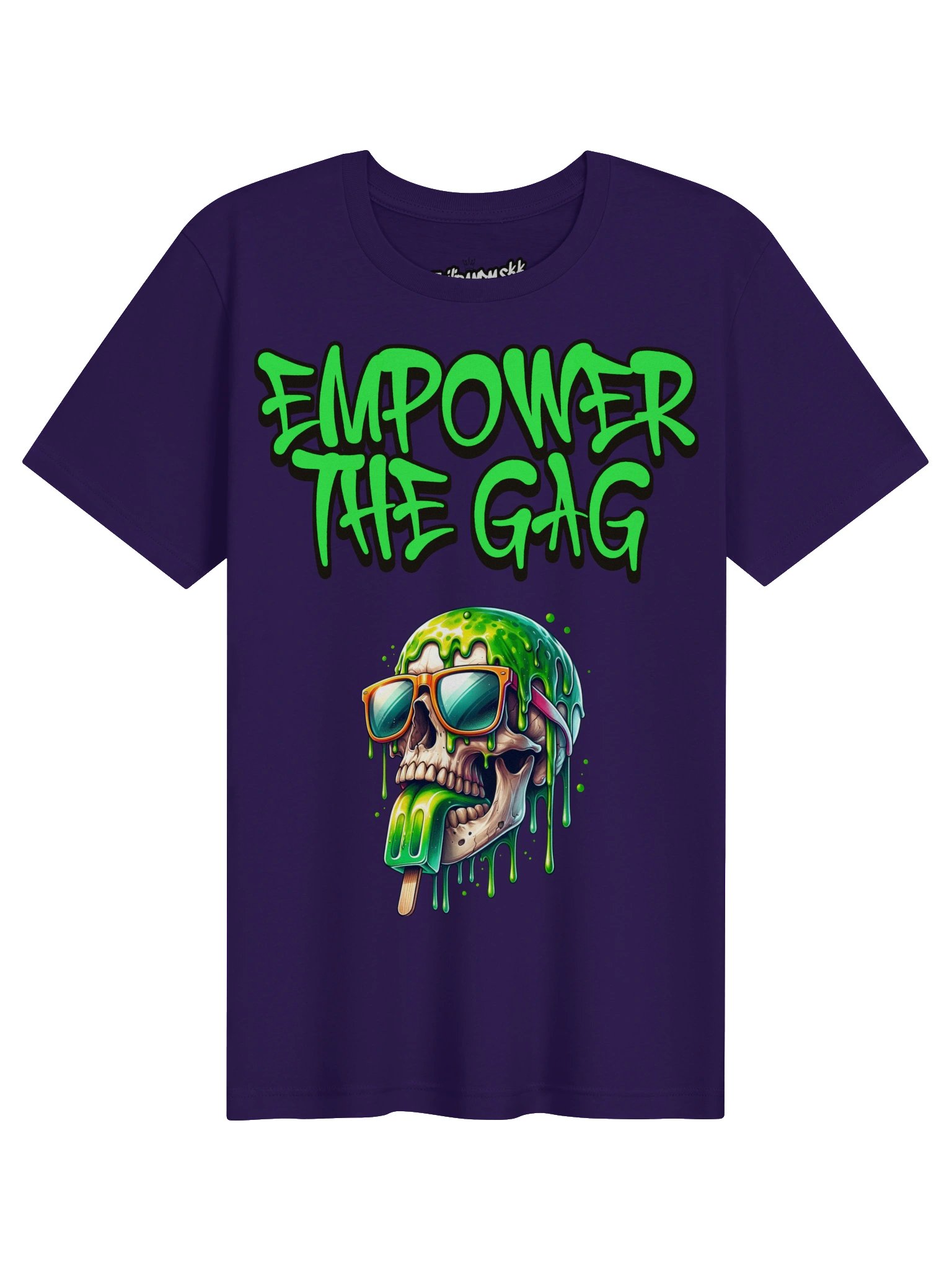 Neon Skull Slime Tee product image (1)