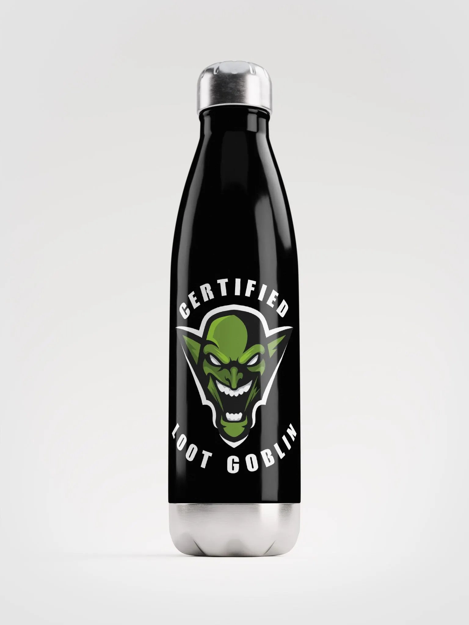 CERTIFIED LOOT GOBLIN WATER BOTTLE product image (1)