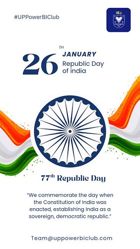 🇮🇳 Happy Republic Day!

On this 26th January, we celebrate the values of unity, equality, and resilience that define India’s ...