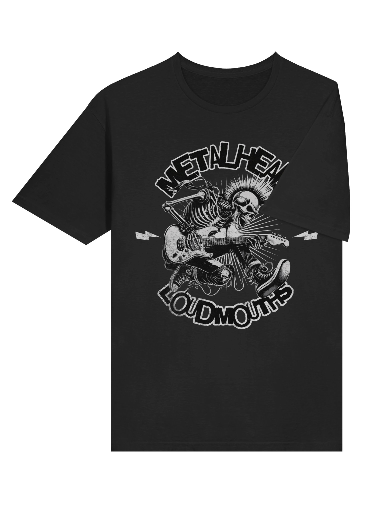 Metalhead Loudmouths Skeleton T-Shirt product image (6)