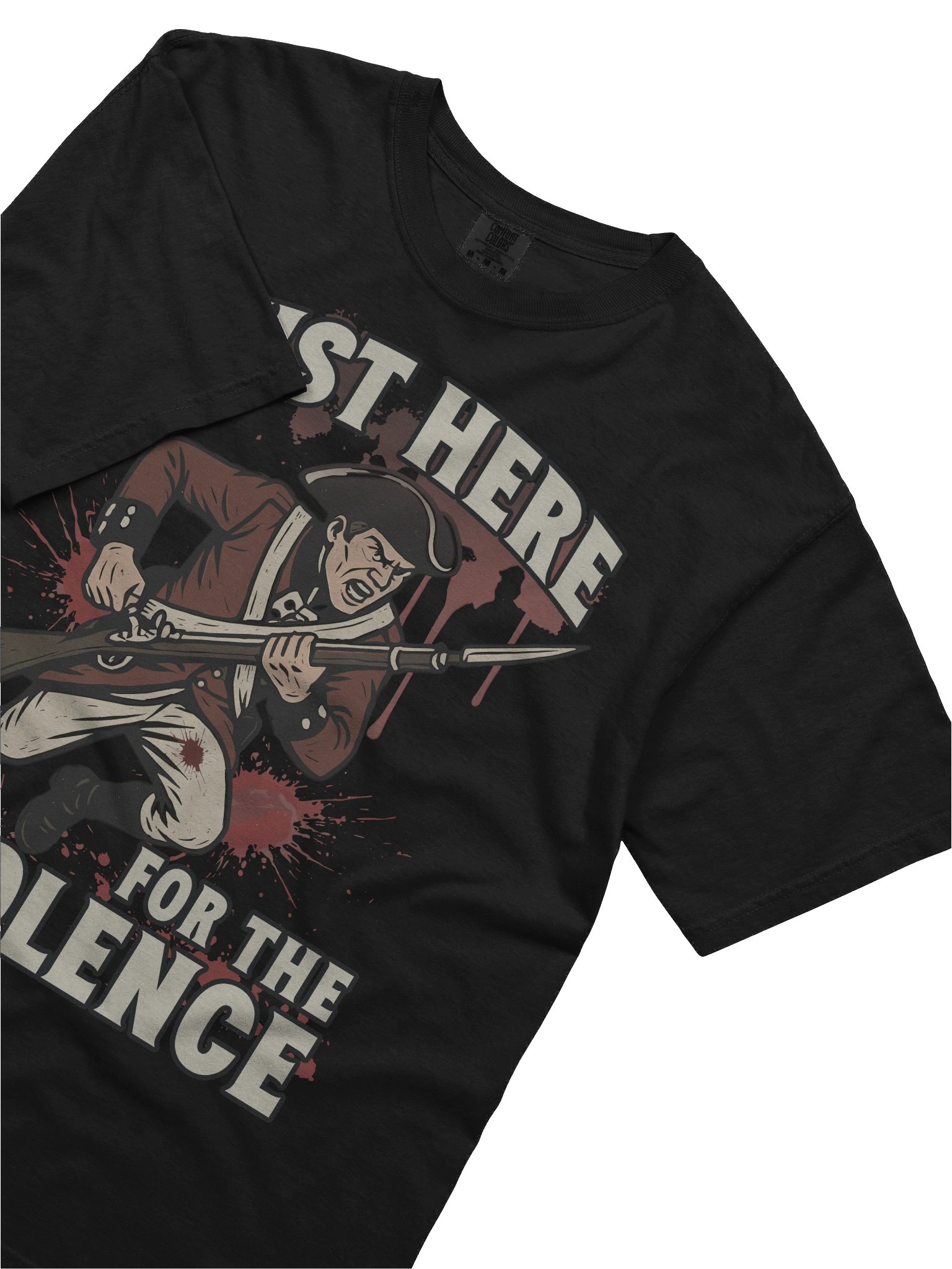 Just Here for the Violence – Redcoat Bayonet Charge T-Shirt product image (35)