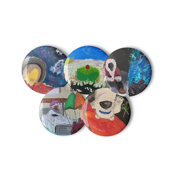 Seen IT Artwork Pins Set 1 product image (2)