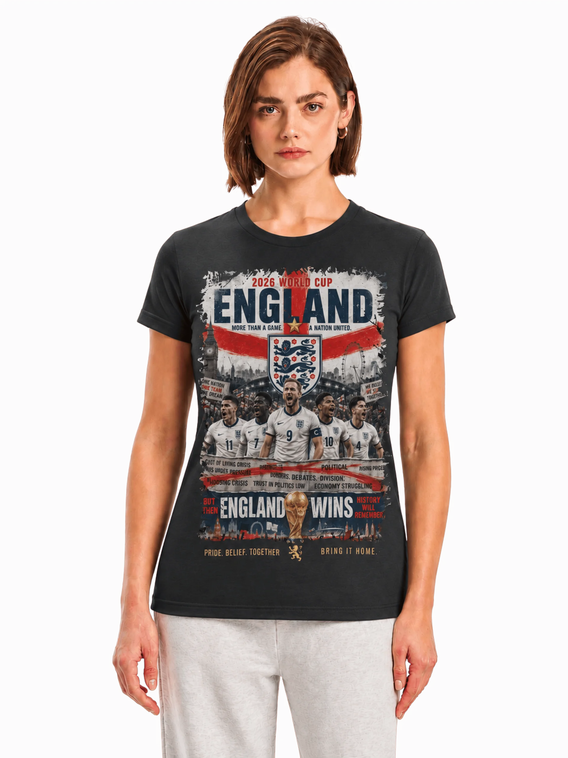 England Shirt Womans Black/White product image (1)