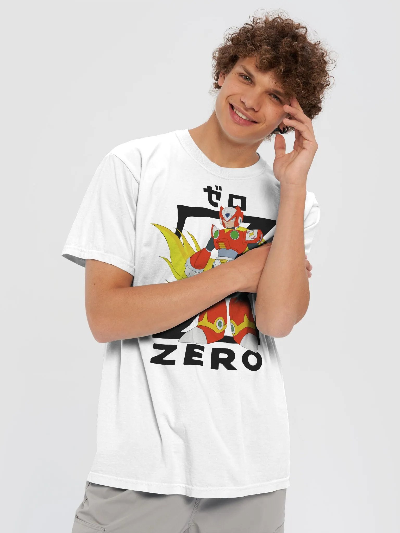 Zero (Alt) Heavyweight T-Shirt (White/Watermelon) product image (8)