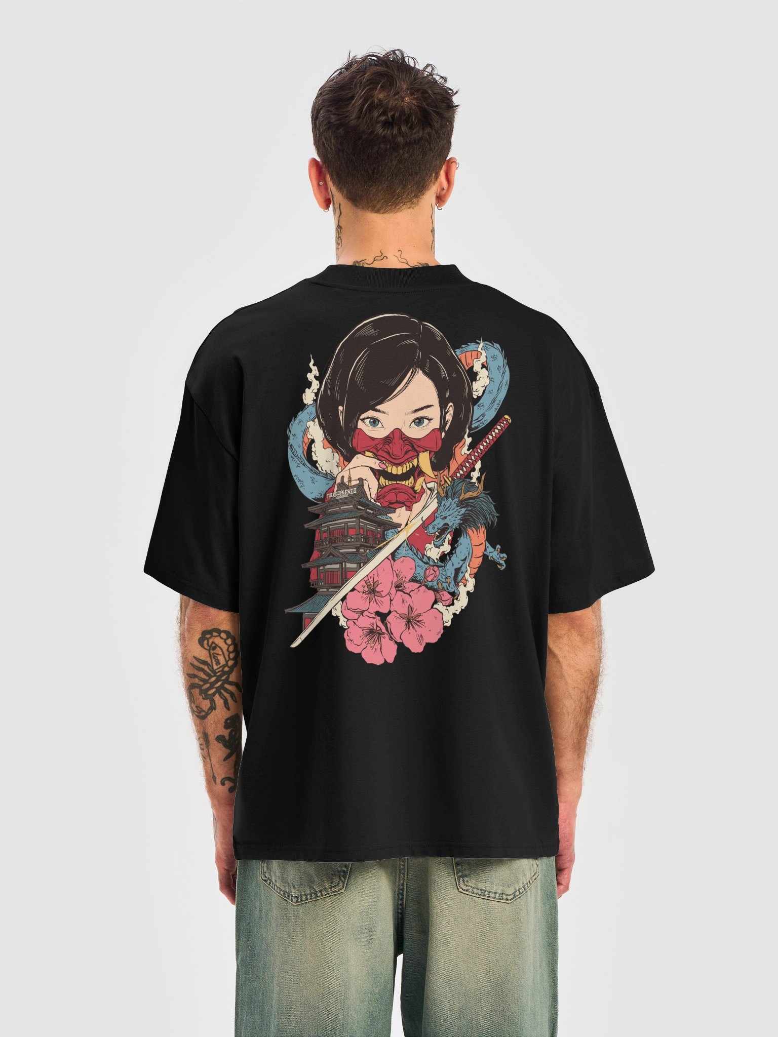 TATSU OVERSIZED T-SHIRT (BACK PRINT) product image (1)