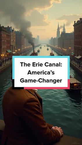 Discover how a man-made river changed trade forever! Dive into the story of the Erie Canal and its impact on America. #Histor...