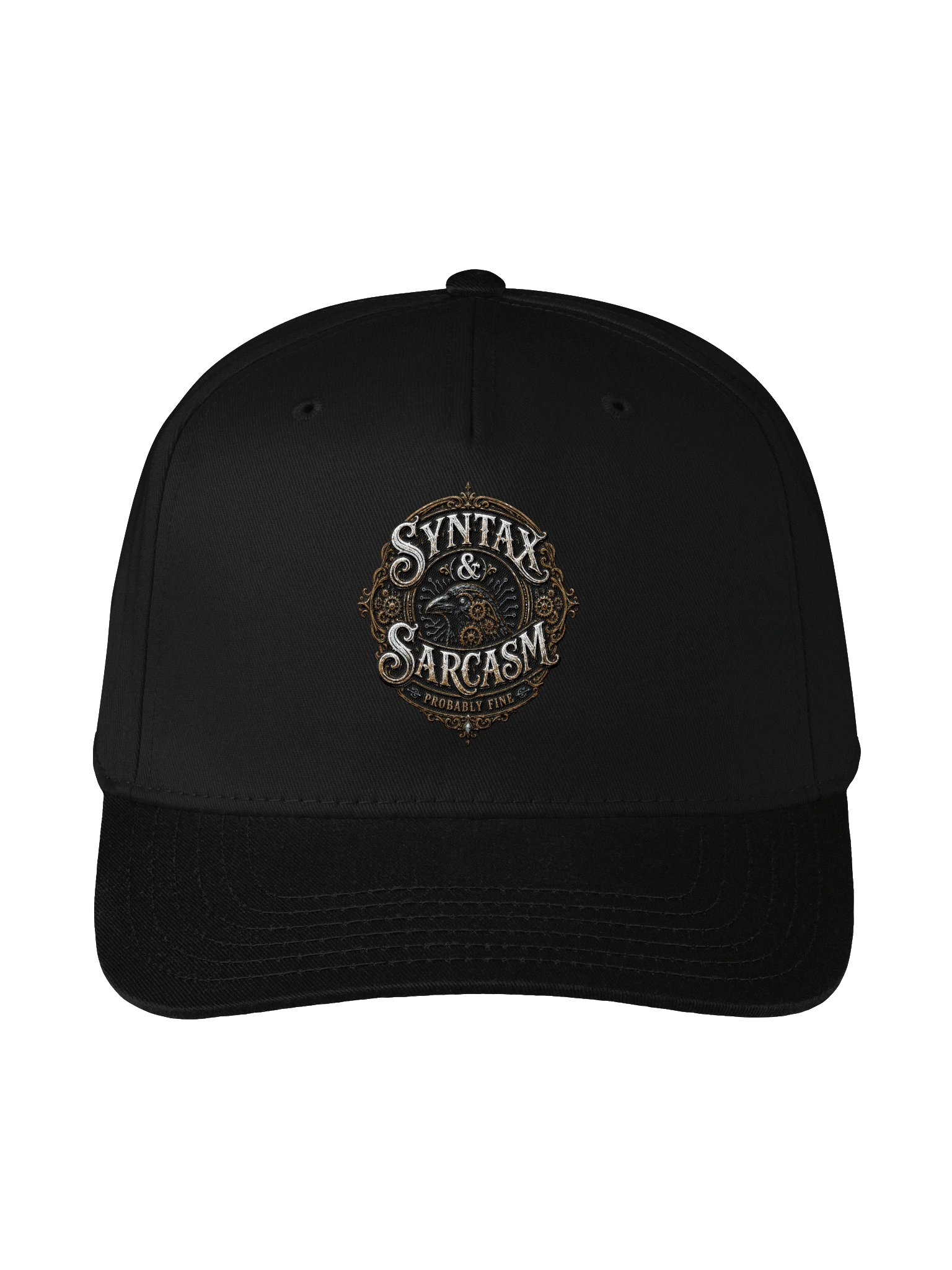 Syntax & Sarcasm Probably Fine OTTO Baseball Cap product image (6)