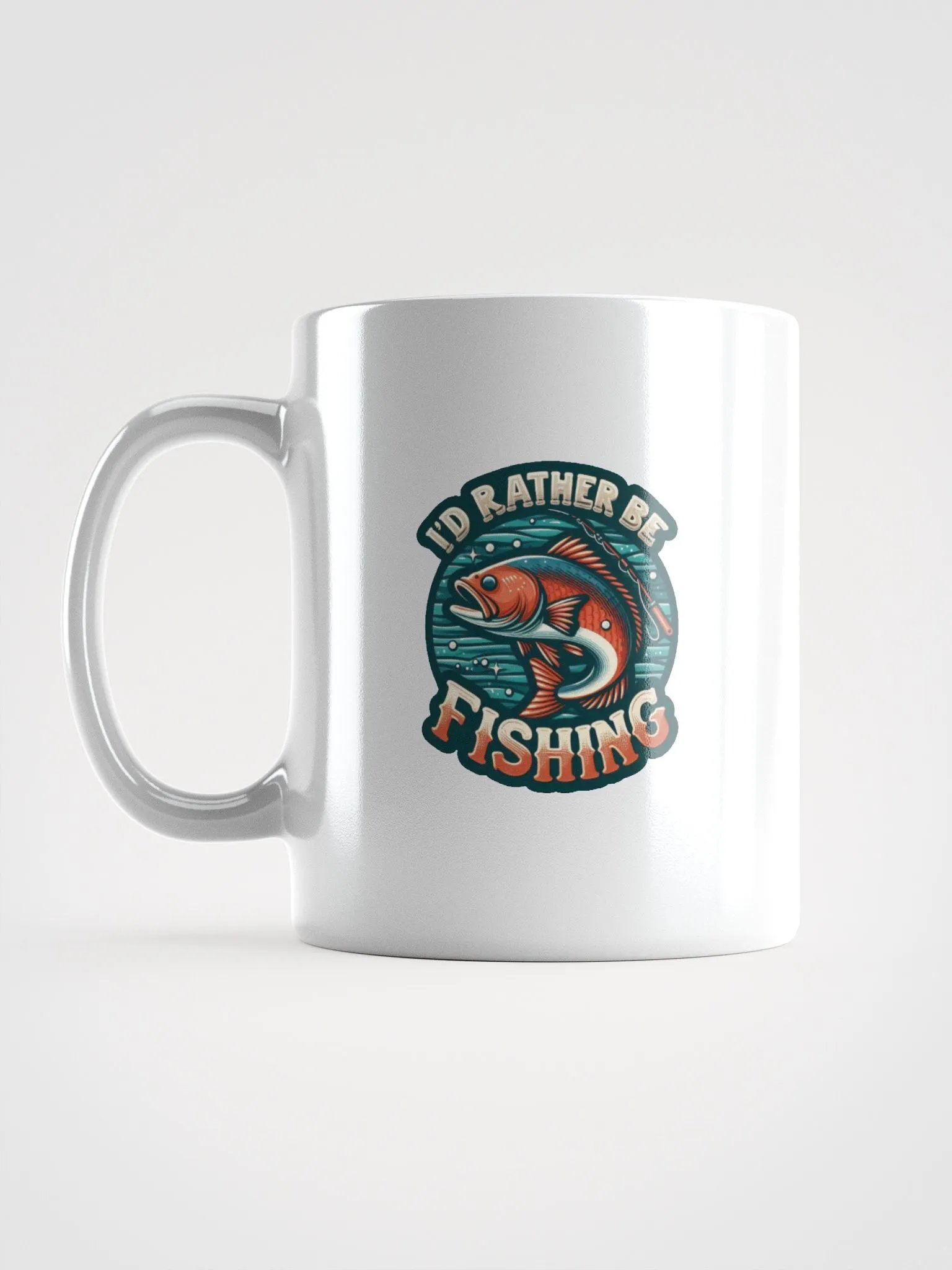 I'd Rather Be Fishing Mug product image (6)