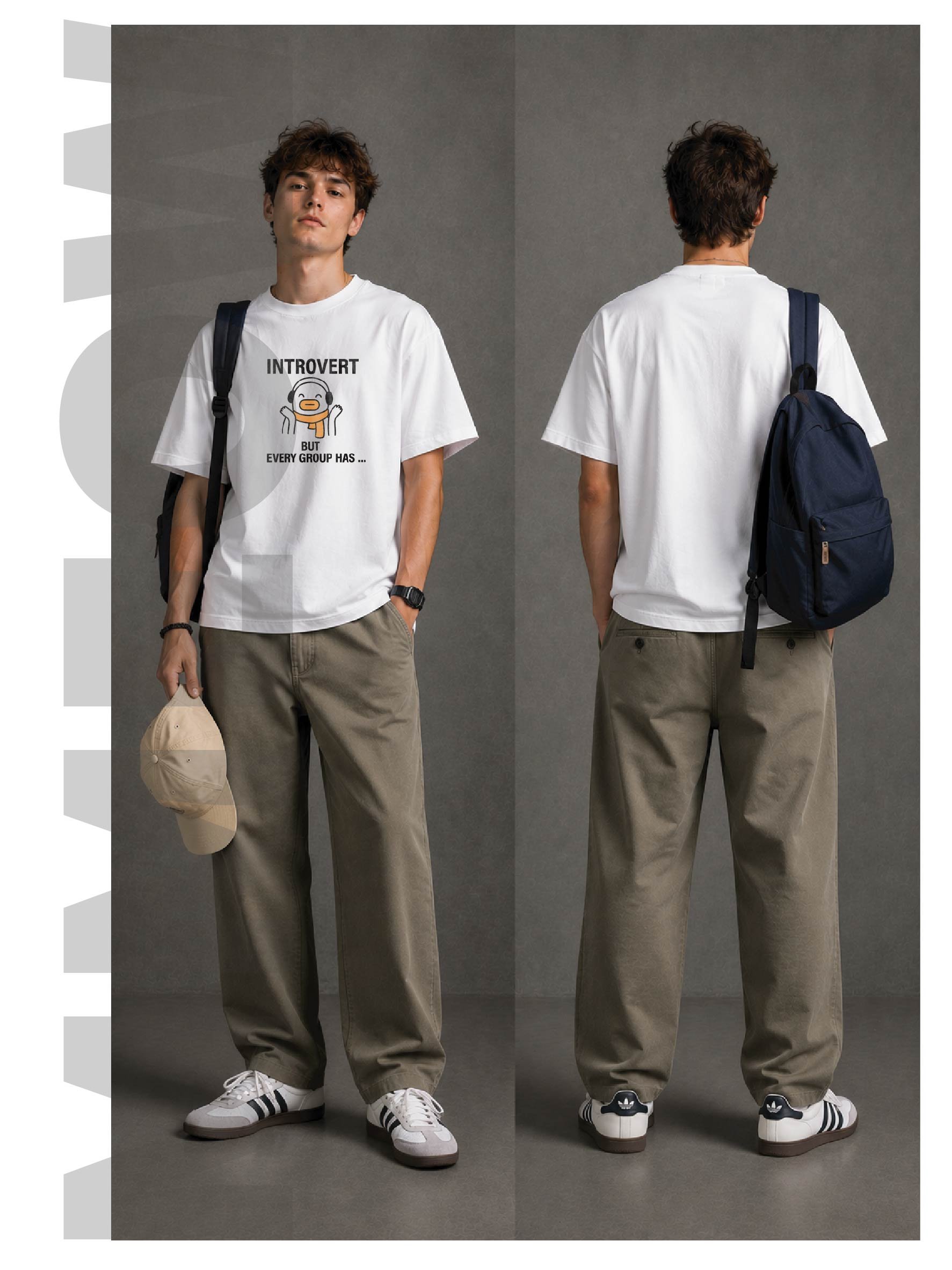 Introvert BOXY T - SHIRT PRINTED product image (34)