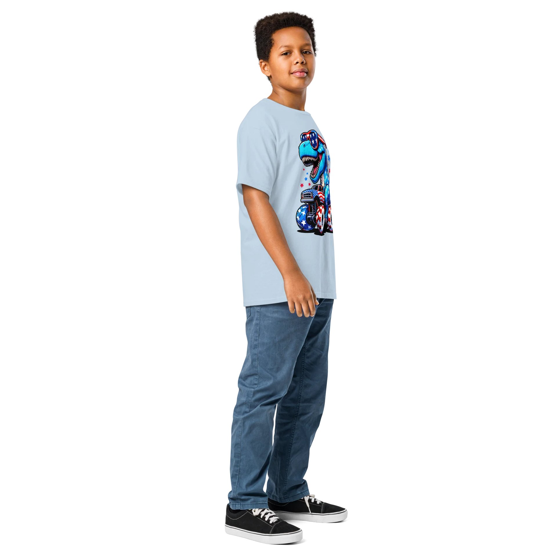 T-Rex Monster Truck Youth Tee product image (23)