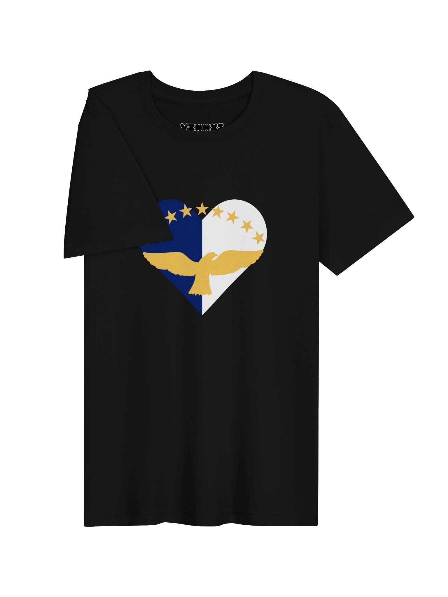azores flag heart supersoft tee product image (3)