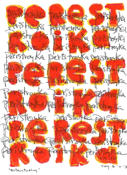 Perestroika "Restructuring" Poster product image (1)