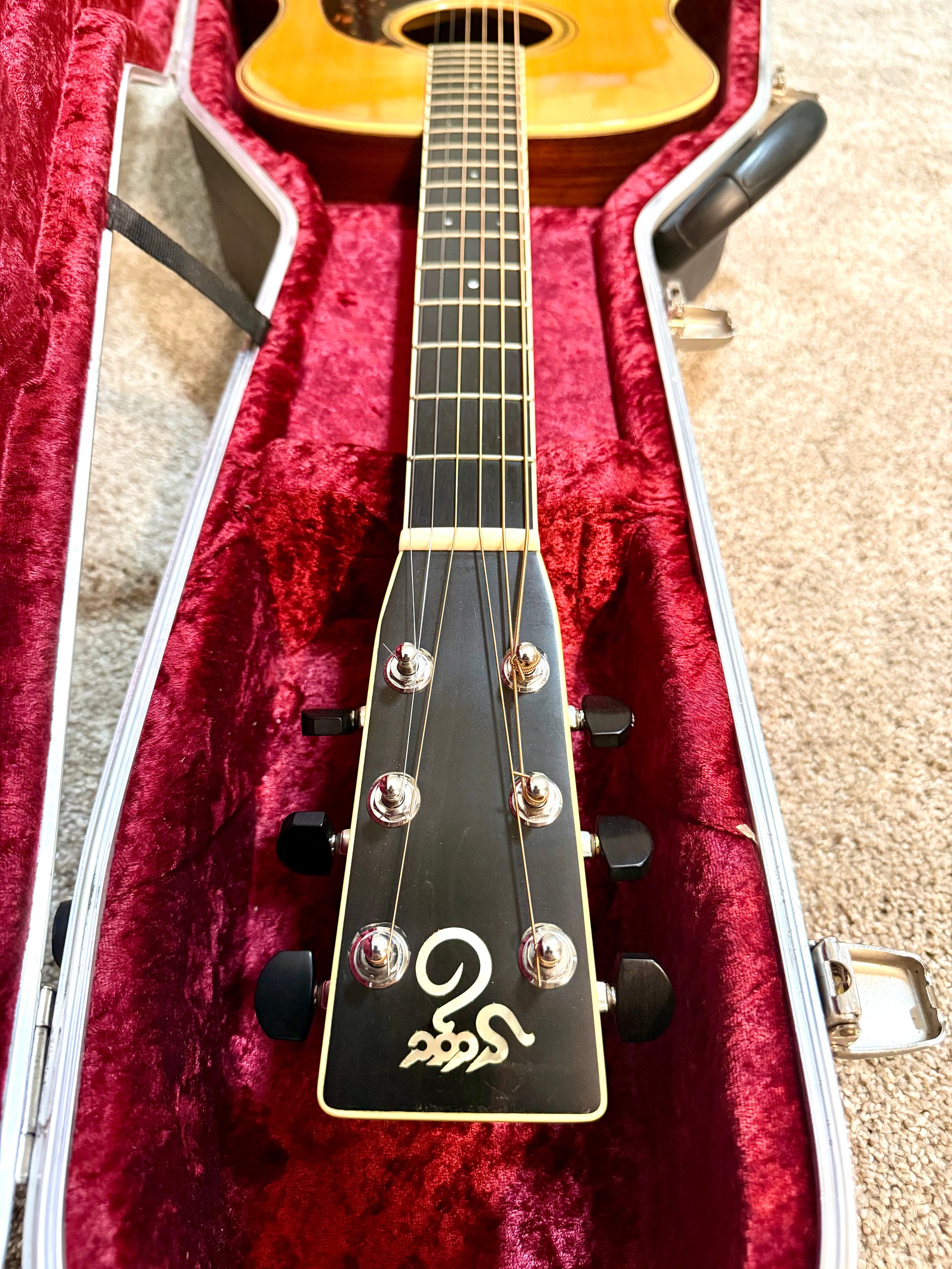 1994 Santa Cruz D-1155 "CUSTOM D MODEL" German Spruce Top Dreadnought + OHSC product image (5)