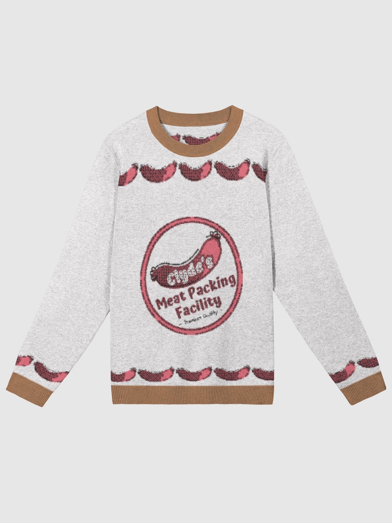 Clyde's meat packing facilty | Knitted Crewneck Sweater Relaxed Fit product image (1)