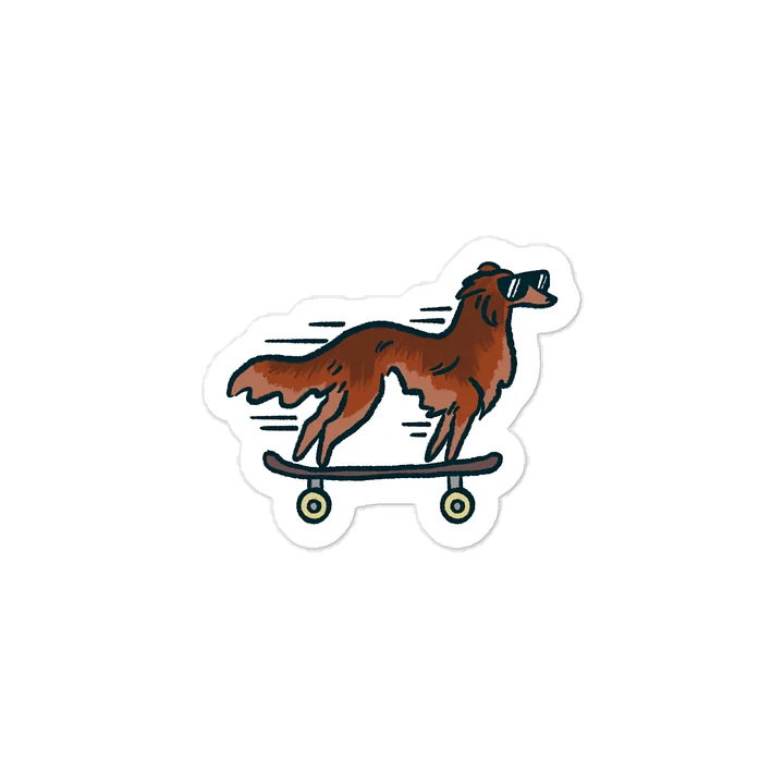 Fast Dog Sticker - Red product image (1)