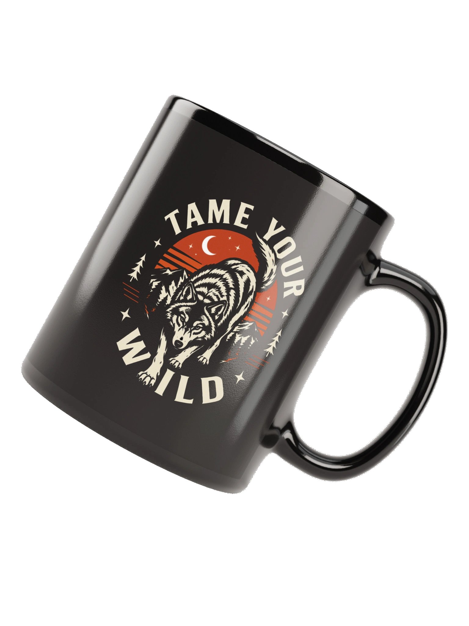 Tame Your Wild | Black Glossy Mug | 11 oz & 15 oz product image (2)