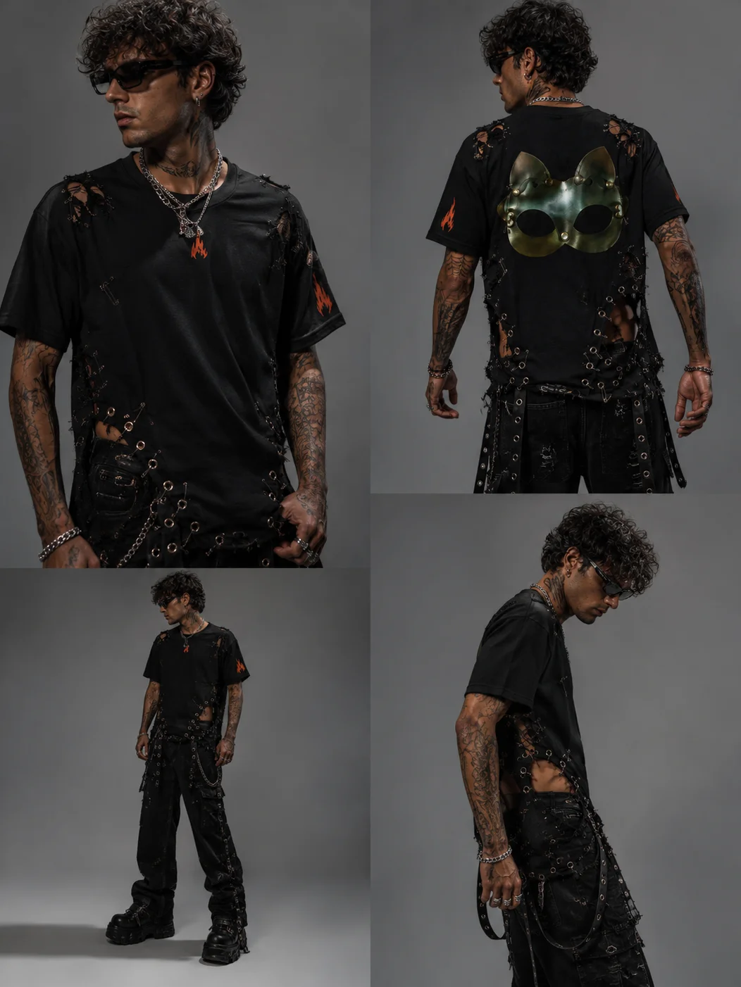 Masquerade Flame Unisex Tee product image (4)