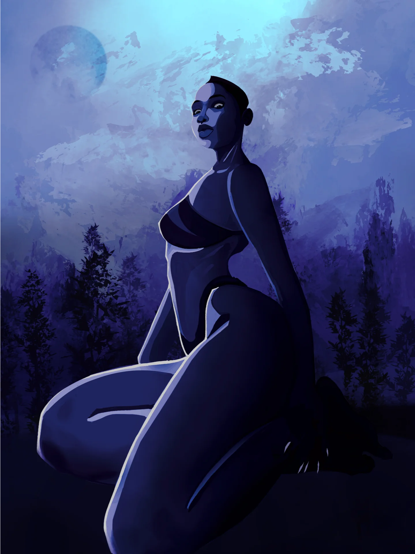 Moon Goddess Poster product image (1)