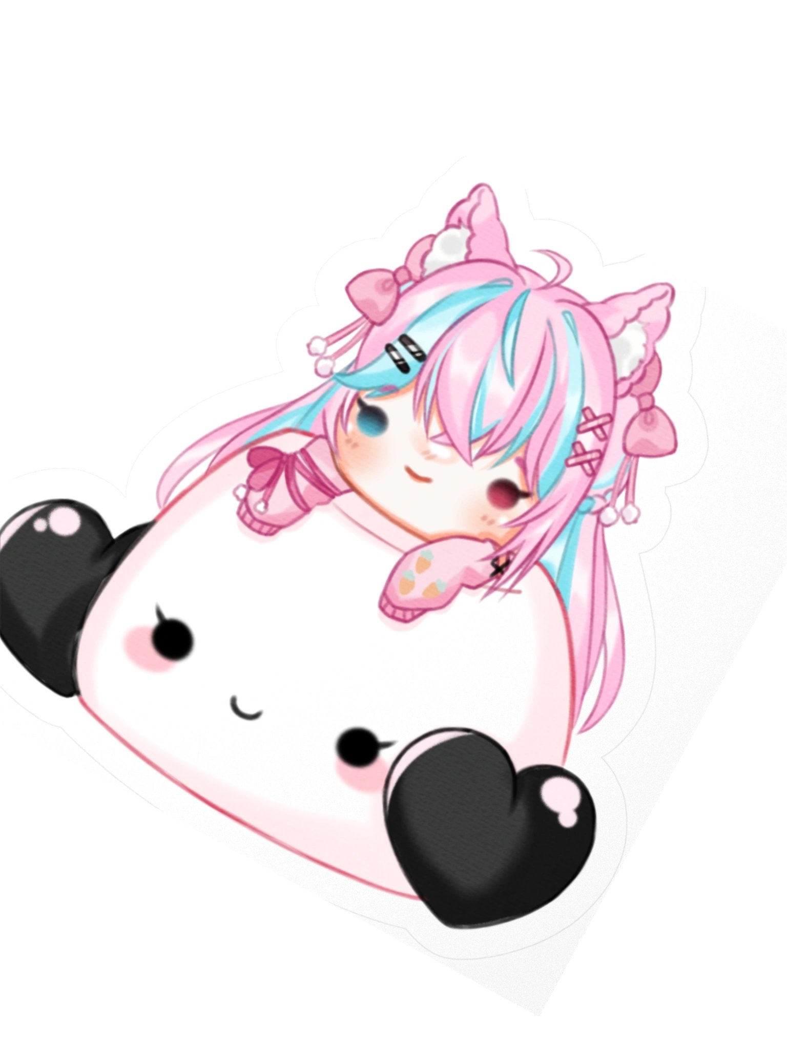 marshmallow pink sticker product image (2)