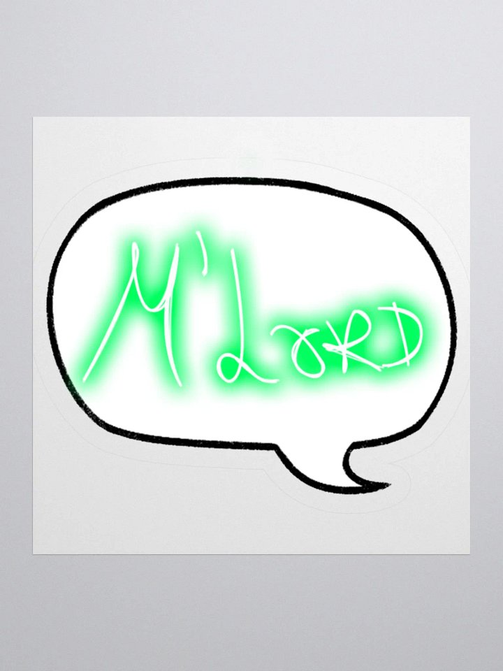 M'Lord Sticker - Green product image (1)